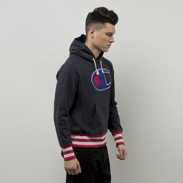 Champion bluza sweatshirt Reverse Weave Sweat Hoody navy 2098763S16-2192