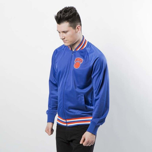 Kurtka Mitchell & Ness New York Knicks royal NBA Top Prospect Jacket