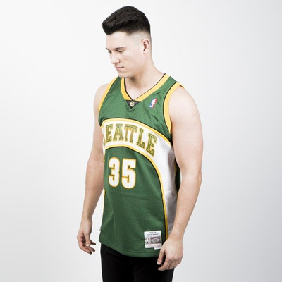 Mitchell & Ness Seattle Supersonics #35 Kevin Durant green/white Swingman Jersey 