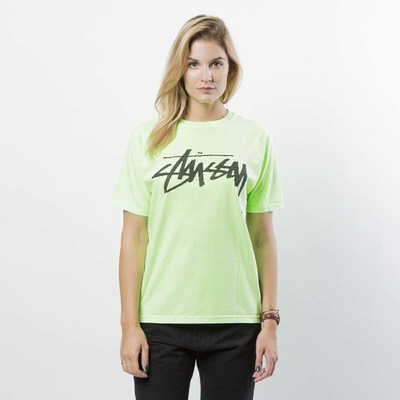 Koszulka damska Stussy Old Stock Pig. Dyed Tee WMNS green