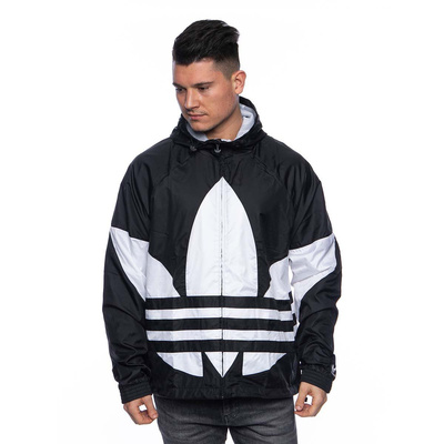 Adidas Originals Big Trefoil Windbreaker Jacket black