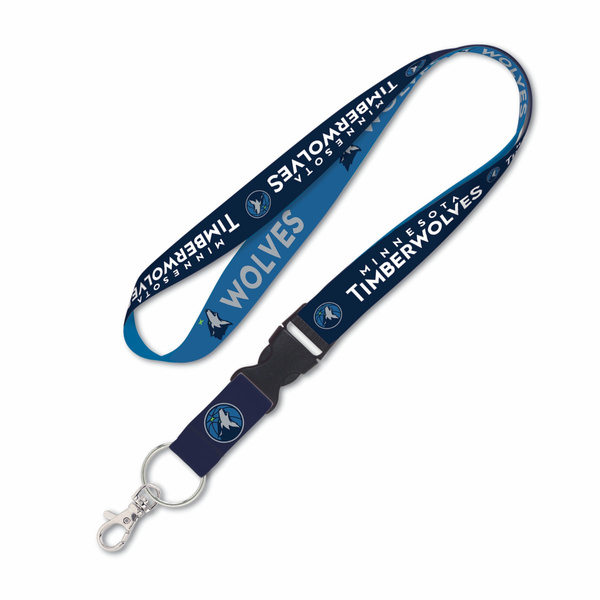WinCraft NBA Lanyard w/detachable buckle 1" Minnesota Timberwolves