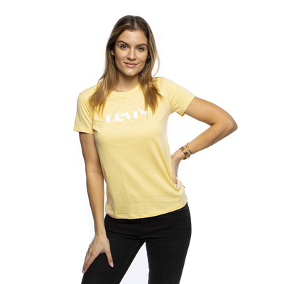 Koszulka damska Levi's The Perfect Tee New Logo żółta