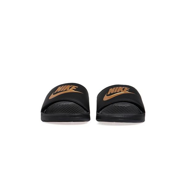 Klapki Nike Benassi JDI black/metallic gold (343880-016)