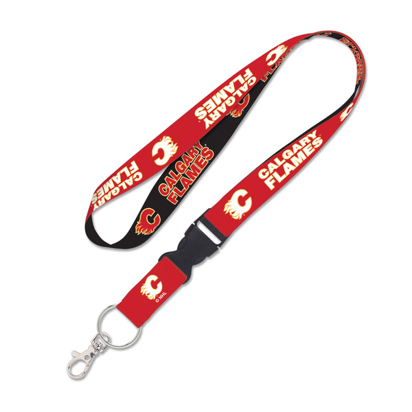 Smycz WinCraft NHL Lanyard w/detachable buckle 1" Calgary Flames