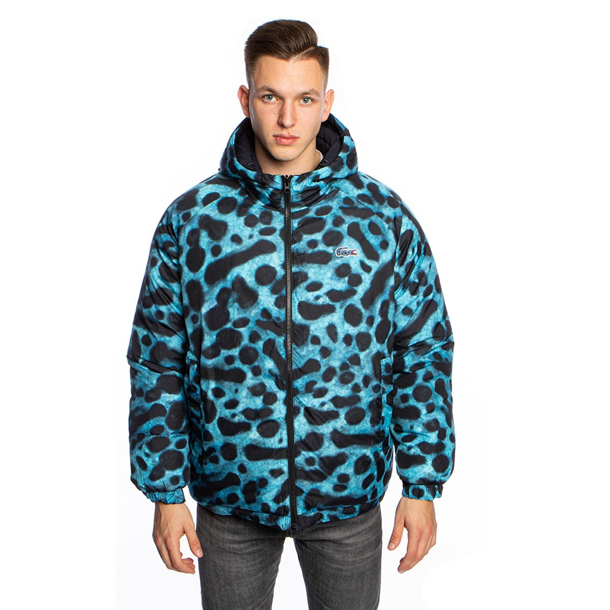 Jacket Lacoste X National Geographic Pullover Mens Blue BH6448