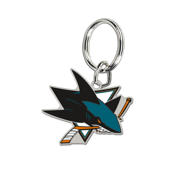 WinCraft NHL Cloisonne Key Ring Carded San Jose Sharks
