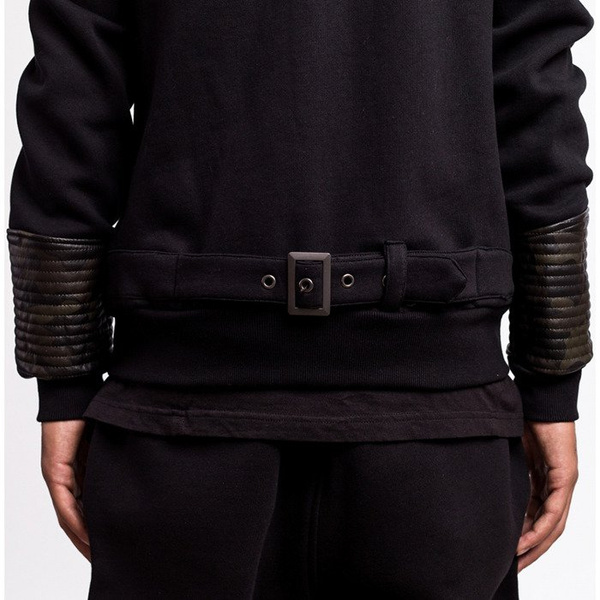 Kurtka Cayler & Sons BLACK LABEL Moto Zip Hoody Jacket black / woodland (BL-CAY-AW16-AP-07)