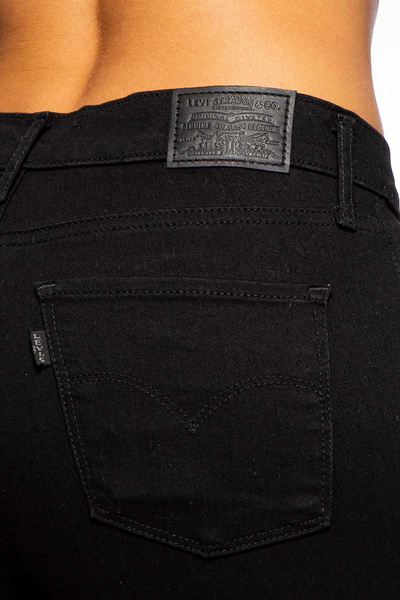 Spodnie damskie Levi's 720 High Rise Super Skinny Jeans czarne