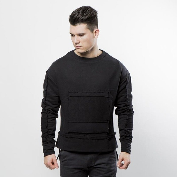 Urban Flavours bluza Mental Pocket Crewneck black