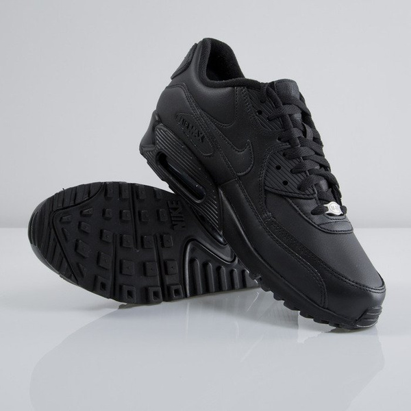 Sneakers buty Nike Air Max 90 Leather black / black (302519-001)