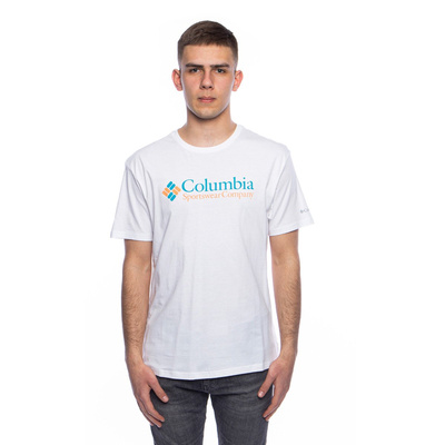 Columbia CSC Basic Print Logo T-shirt white