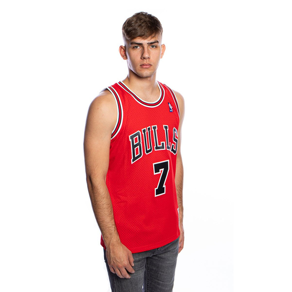 Koszulka Mitchell & Ness Chicago Bulls #7 Toni Kukoc czerwona Swingman Jersey