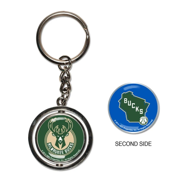Brelok WinCraft NBA Spinner Key Ring Milwaukee Bucks