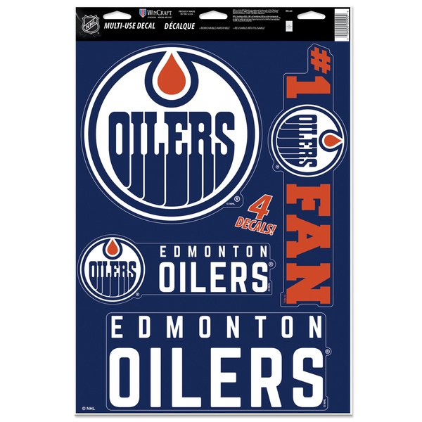 Naklejka WinCraft NHL Multi-Use Decal 11x17 Edmonton Oilers