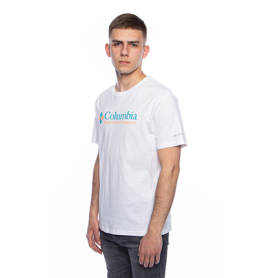Koszulka Columbia CSC Basic Print Logo T-shirt biała