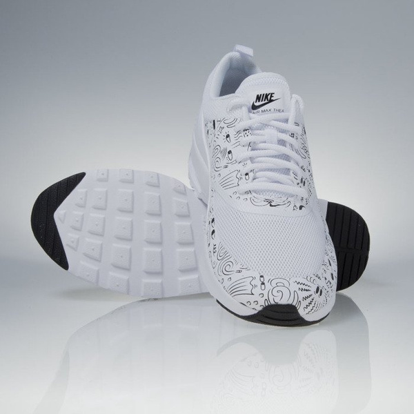 Sneakers buty Nike WMNS Air Max Thea Print white / white-black (599408-103)