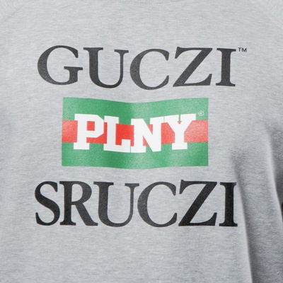 PLNY Sweatshirt Guczi Sruczi Crewneck - grey