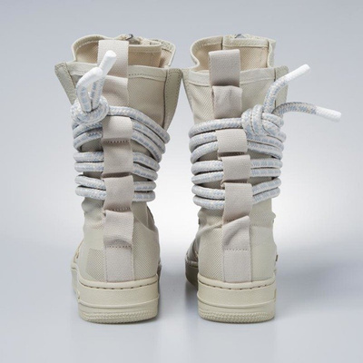 Sneakers buty zimowe damskie Nike SF AF1 High rathan / rathan - white AA3965-200