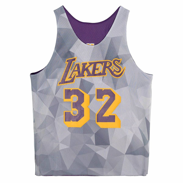 Koszulka Mitchell & Ness Los Angeles Lakers Reversible Mesh Tank fioletowa