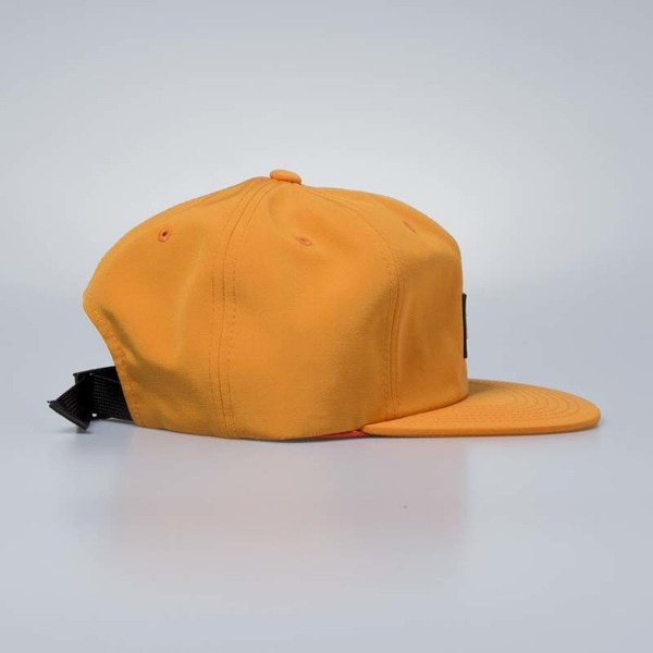 Czapka Stussy strapback cap Stock Rubber Patch orange