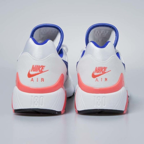 Buty Nike Air Max 180 white / ultramarine - solar red 615287-100
