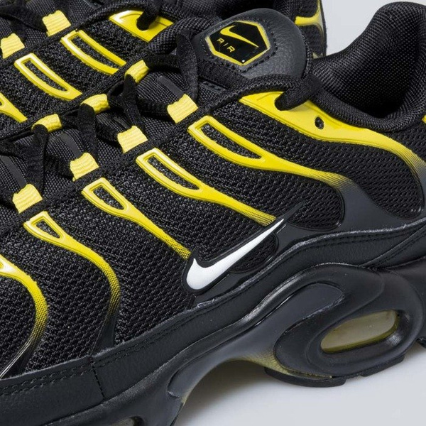 Sneakers buty Nike Air Max Plus black / white - vivid sulfur 852630-020