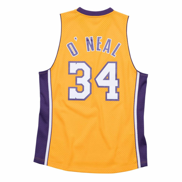 Koszulka Mitchell & Ness Los Angeles Lakers #34 Shaquille O'Neal Swingman Jersey żółta (SMJYGS18179)