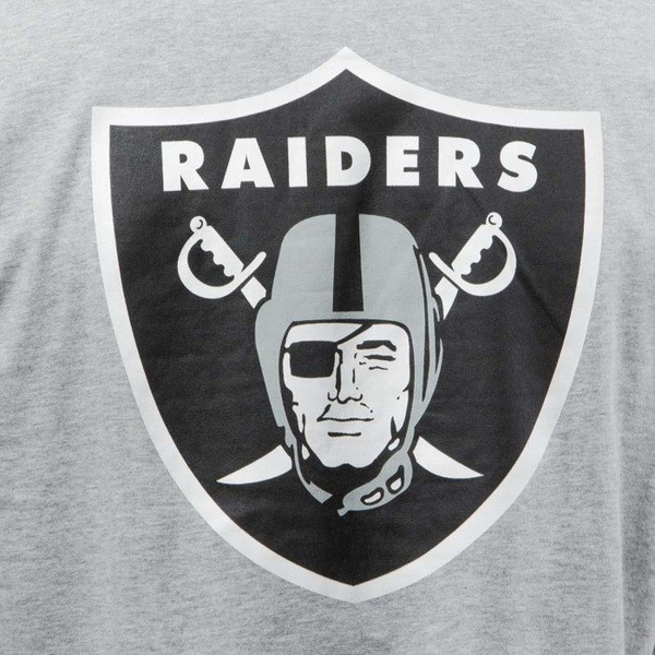 Koszulka Majestic Athletic Tovey Mid Longline Logo Carrier Tee Oakland Riders grey MOR2711E2