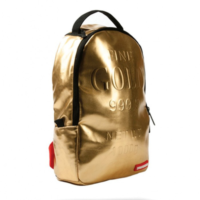 Sprayground plecak Mini Gold Brick gold / black