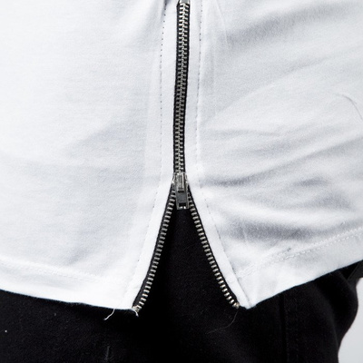 Criminal Damage Flagship Long Tee white / black