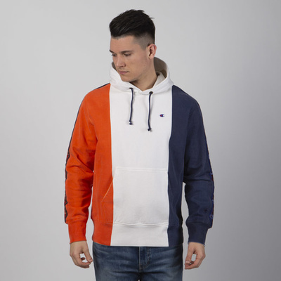 Champion Reverse Weave Handmade Hoodie white / orange / navy