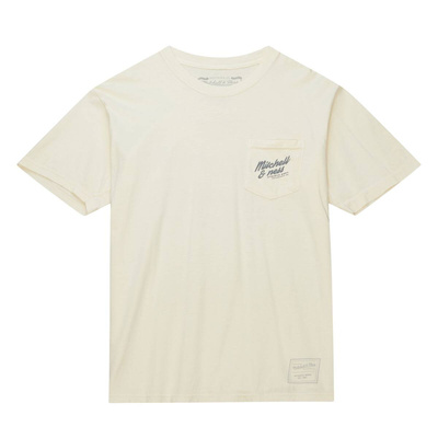 Koszulka Mitchell & Ness Branded M&N Graphic Pocket Tee cream