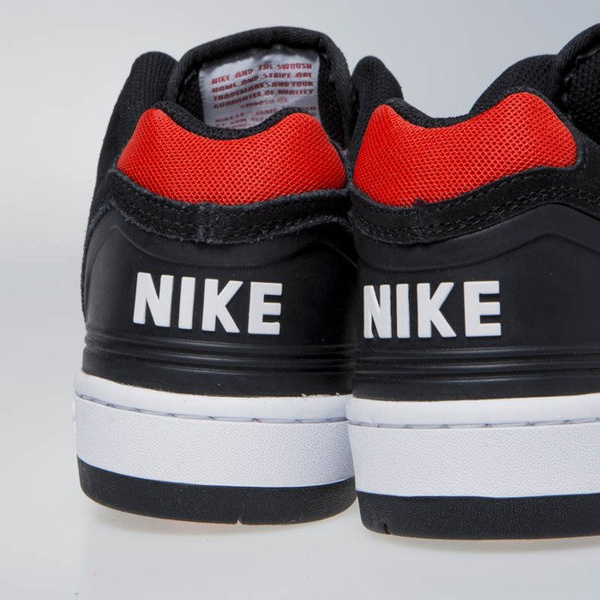 Sneakers buty Nike Air Force II Low black/black-white-hebanero red (AO0300-006)