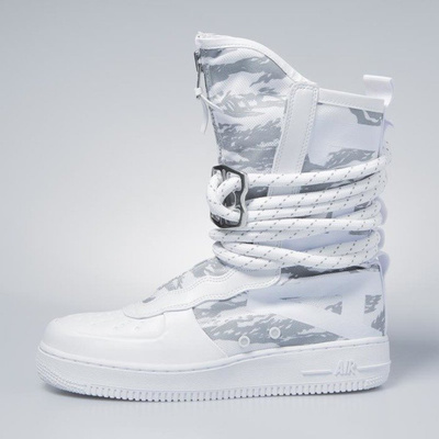 Sneakers buty zimowe Nike SF AF1 High Premium white / white-white AA1130-100
