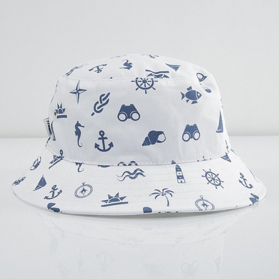 Diamante Wear kapelusz bucket hat Marine white 