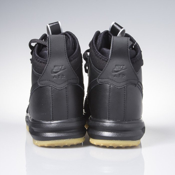 Sneakers buty zimowe Nike Lunar Force 1 Duckboot black / black-metallic silver-an 805899-003