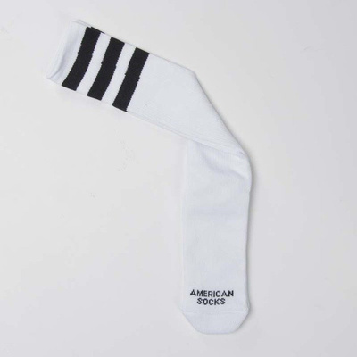 American Socks Old School - Knee High white / black - black - black