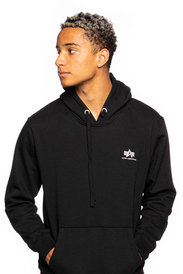 Alpha Industries Sweatshirt Basic Hoody Small Logo black