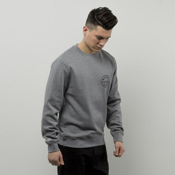 Bluza Mitchell & Ness sweatshirt M&N Own Brand Crewneck grey heather Hook Shot