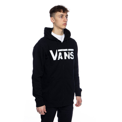 Bluza Vans Classic Zip Hoodie black / white 