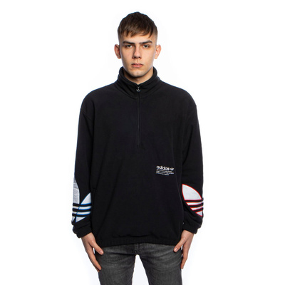Bluza Adidas Originals Tricol Half-Zip Polar Fleece Sweatshirt czarna