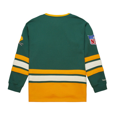 Mitchell & Ness NFL Heritage Lace-up Crew Vintage Logo Green Bay Packers green 
