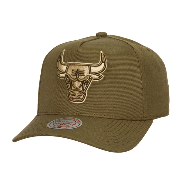 Mitchell & Ness NBA Fashion Basic PRO Snapback Chicago Bulls olive