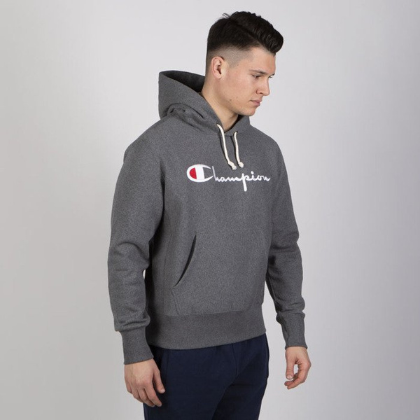 Bluza Champion Sweatshirt Reverse Weave Hoodie dark grey heather