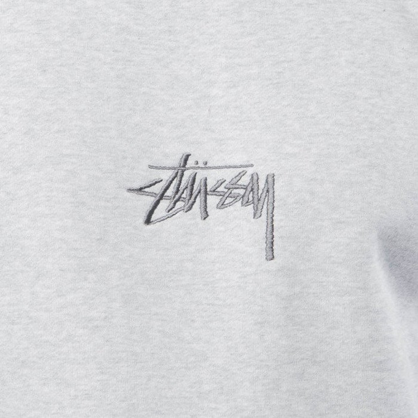 Bluza Stussy sweatshirt Stock App Crew grey heather