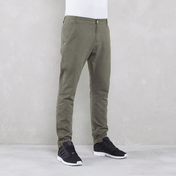 Backyard Cartel spodnie Chinos Back anti fit khaki