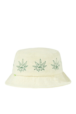 Kapelusz HUF Green Buddy Terry Cloth Bucket Hat ecru