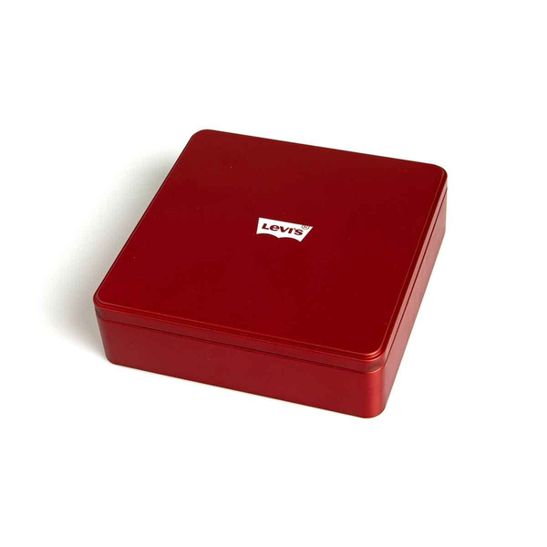 Bokserki Levi's 3-Pack Men Giftbox Logo Boxer Brief czarne