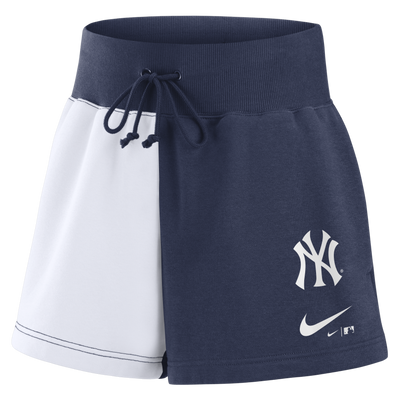 Szorty MLB Nike Colorblocked Fleece Short New York Yankees navy